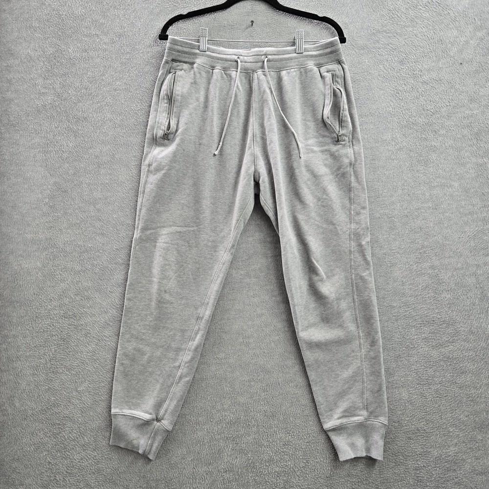 Abercrombie & Fitch Women Activewear Pants M Gray Sweatpants Zipper 24" READ